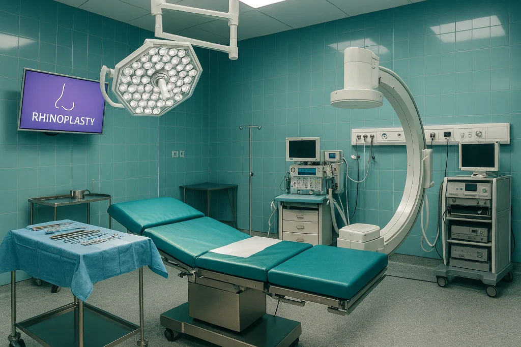 Advanced rhinoplasty operating room in Iran - Iran Rhinoplasty Price Comparison